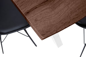 #nussbaumfarben #180x90 #x-gestellweiß