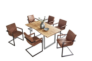 #naturfarben #140x75 #u-gestellsilber