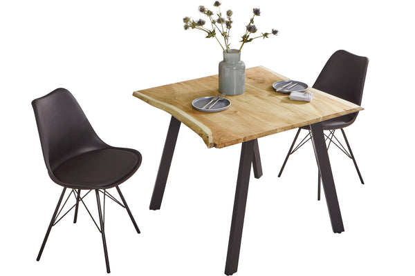 #naturfarben #90x90 #vierfuß-gestellschwarz