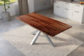 #nussbaumfarben #240x100 #spider-gestellsilber