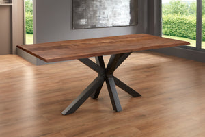 #nussbaumfarben #240x100 #spider-gestellschwarz