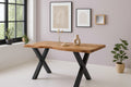 #naturfarben #140x80 #x-gestellschwarz