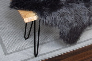 #naturfarben #200cm #hairpin-gestellschwarz