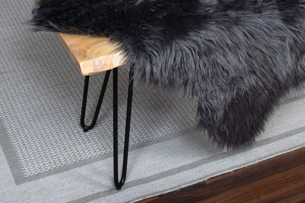 #naturfarben #200cm #hairpin-gestellschwarz