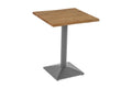 #akazienaturfarben #80x60 #säulen-gestelleckigsilber