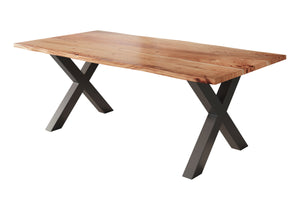 #naturfarben #200x100 #x-gestellschwarz
