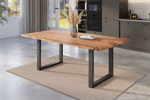#naturfarben #200x100 #u-gestellschwarz