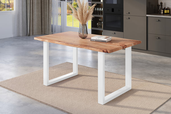 #naturfarben #160x85 #u-gestellweiß
