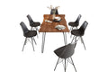 #nussbaumfarben #180x90 #hairpin-gestellschwarz