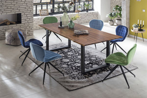 #nussbaumfarben #180x90 #u-gestellschwarz