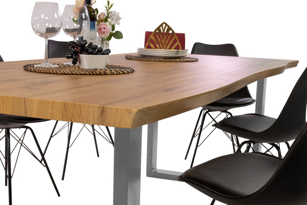 #wildeichenfarben #240x100 #u-gestellsilber