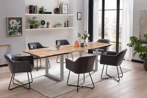 #naturfarben #180(280)x90 #u-gestellsilber