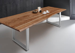 #naturfarben #280x100 #u-gestellsilber
