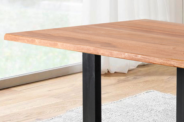 #sheeshamteakfarben #220x100 #u-gestellschwarz