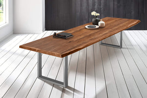 #nussbaumfarben #300x120 #u-gestellsilber