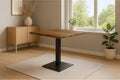 #akaziehonigfarben #75x75 #säulen-gestelleckigschwarz