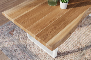 #akazienaturfarben #280x100 #u-gestellweiß