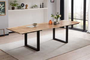 #naturfarben #140(220)x90 #u-gestellschwarz