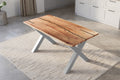 #naturfarben #140x80 #x-gestellsilber