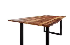 #naturfarbenlackiert #180x90 #u-gestellschwarz