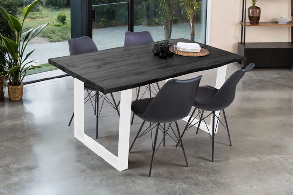 #graufarben #160x85 #u-gestellweiß