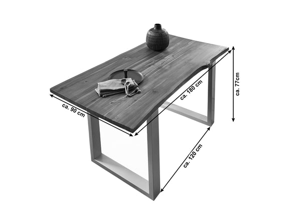 #180x90 #u-gestellschwarz