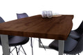 #nussbaumfarben #160x85 #u-gestellsilber