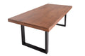 #akazienussbaumfarben #280x100 #u-gestellschwarz