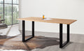 #naturfarben #200x100 #u-gestellschwarz