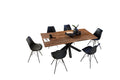 #nussbaumfarben #180x90 #spider-gestellschwarz