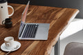 #nussbaumfarben #140x80 #u-gestellsilber
