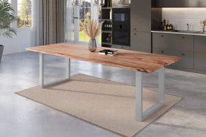 #naturfarben #240x100 #u-gestellsilber
