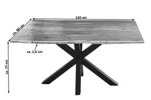 #naturfarben #120x80 #spider-gestellschwarz