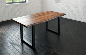 #nussbaumfarben #140x80 #u-gestellschwarz