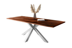 #nussbaumfarben #260x100 #spider-gestellsilber