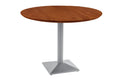 #akazienussbaumfarben #90x90 #säulen-gestelleckigsilber
