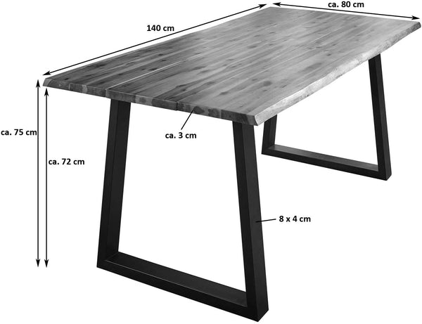 #140cm #v-gestellschwarz