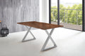 #nussbaumfarben #160x85 #x-gestellsilber