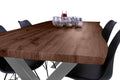 #nussbaumfarben #220x100 #x-gestellsilber