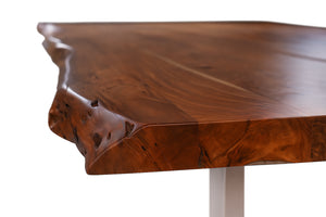 #nussbaumfarben #240x110 #u-gestellsilber