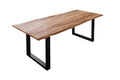 #naturfarben #220x100 #u-gestellschwarz