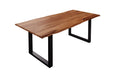 #teakfarben #180x90 #u-gestellschwarz