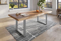 #naturfarben #240x120 #u-gestellsilber
