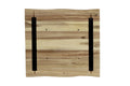 #akazienaturfarben #70x70 #säulen-gestelleckigschwarz