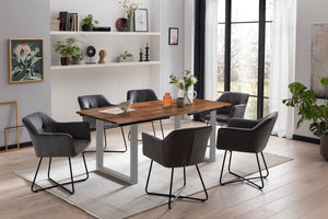 #nussbaumfarben #200(300)x100 #u-gestellsilber