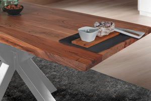 #nussbaumfarben #240x100 #spider-gestellsilber