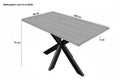 #nussbaumfarben #180x90 #spider-gestellschwarz