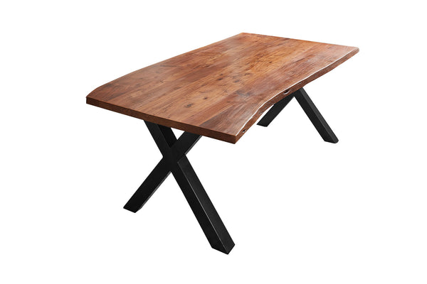 #nussbaumfarben #160x85 #x-gestellschwarz