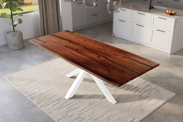 #nussbaumfarben #280x100 #spider-gestellweiß