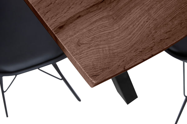 #nussbaumfarben #120x80 #x-gestellschwarz